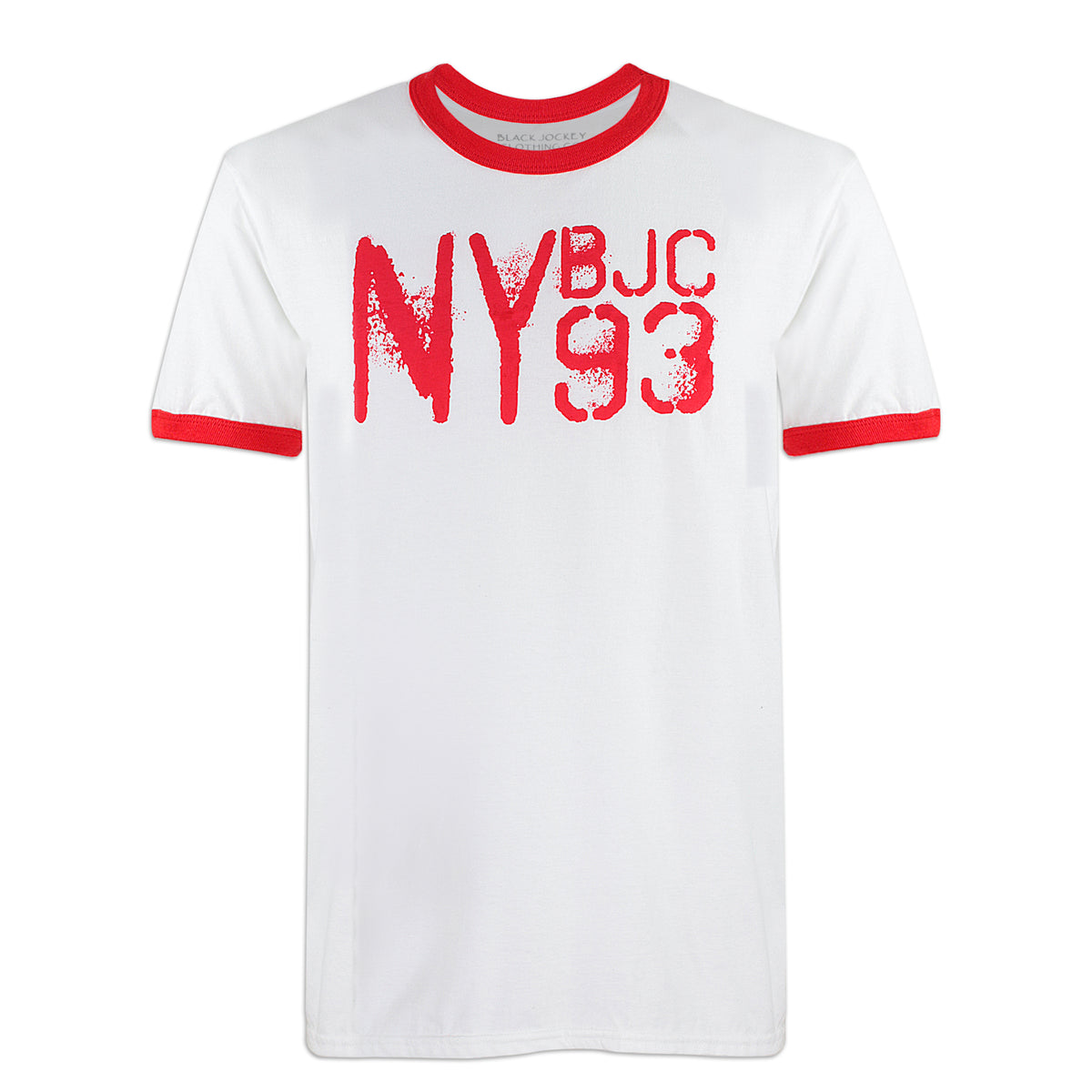 chiiiibag Ringer T-shirt♡ホワイト×ブラック　新品未開封 WILLIE SIMMS NY 1893 Ringer TEE – Black Jockey Clothing