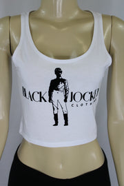 Ladies Black Jockey Tank Top